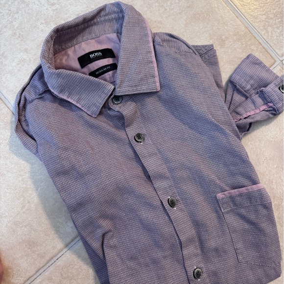 Hugo Boss Other - Hugo Boss Men's Purple Dress Shirt